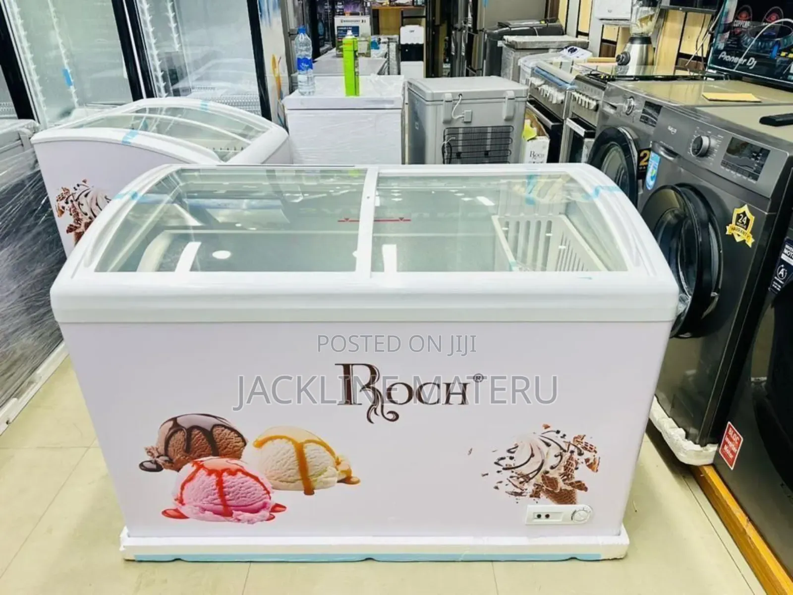 Roch Display Freezer Ris 500c-D Liter 396