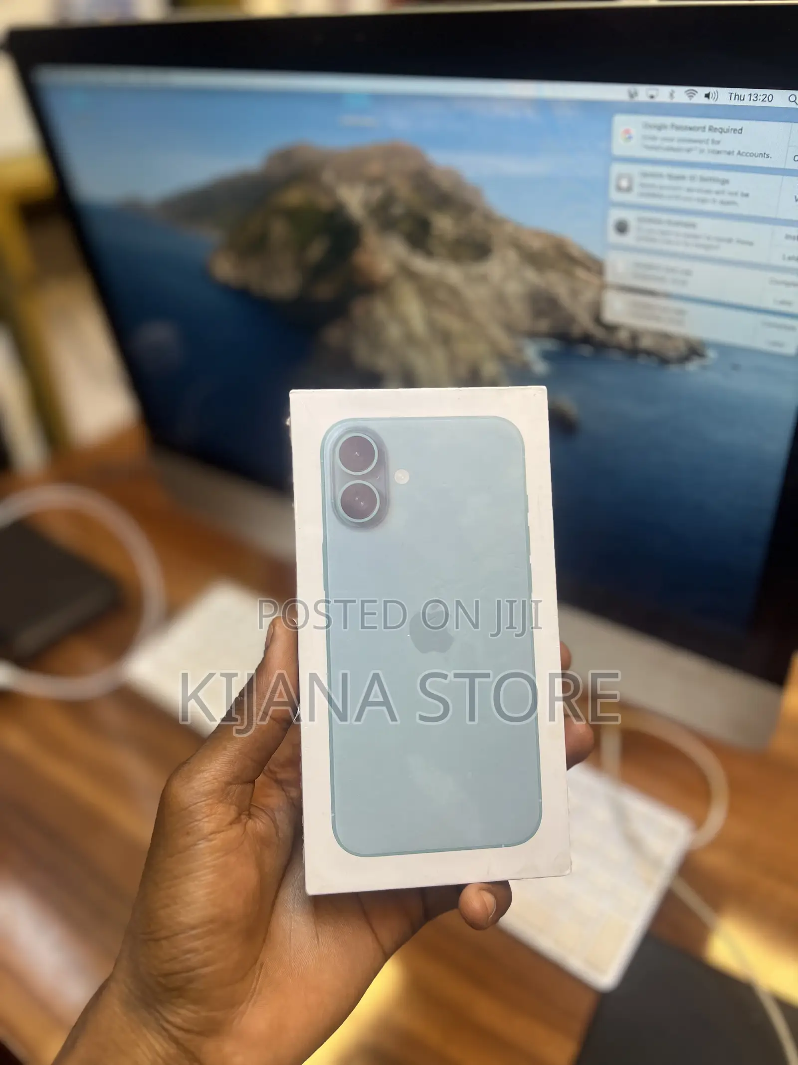 New Apple iPhone 16 128 GB Blue