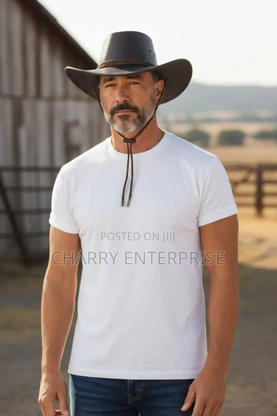 Classic Cow Boy Hat Unisex Durable Leather Hat Kofia Nzuri