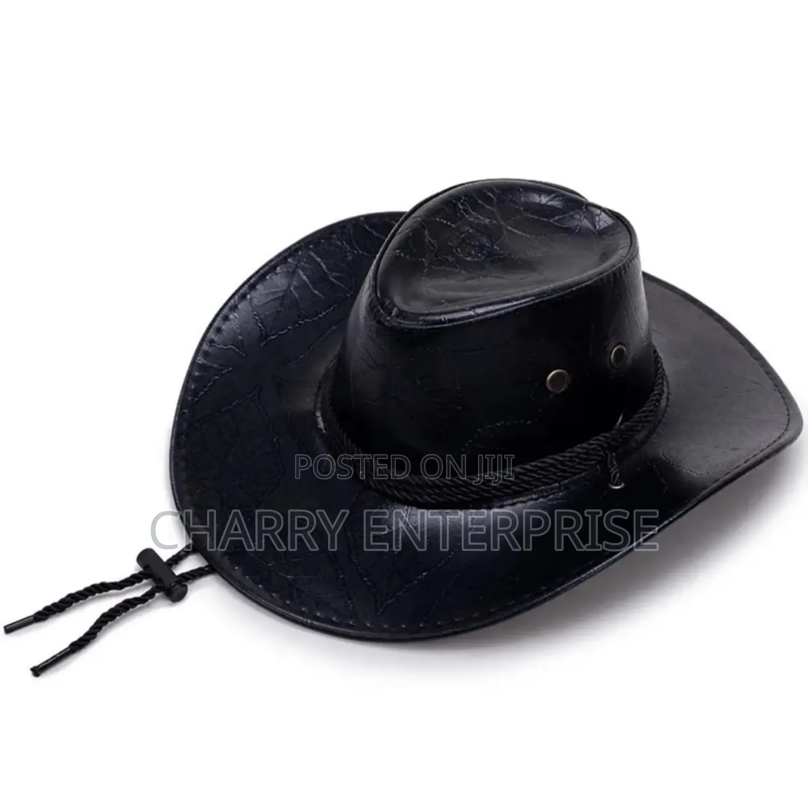 Classic Cow Boy Hat Unisex Durable Leather Hat Kofia Nzuri