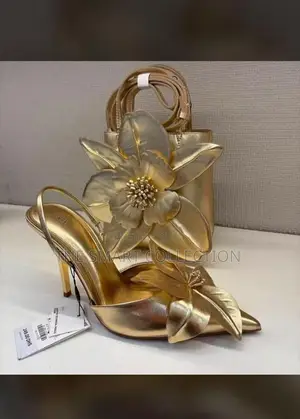 Zara High Heels (Gold)
