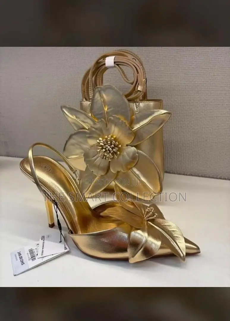 Zara High Heels (Gold)