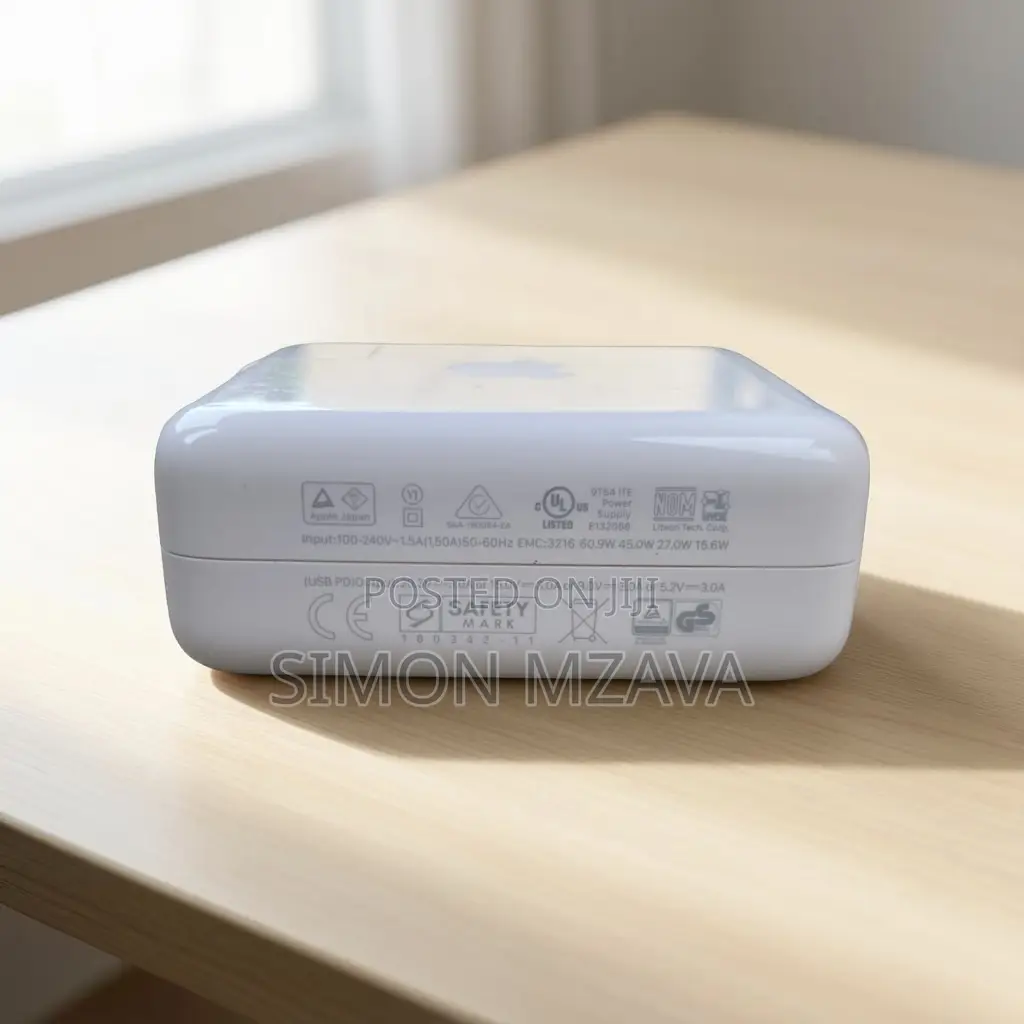 Used Apple 61w Usb-C Charger for Macbook Pro–Clean and Reliabl