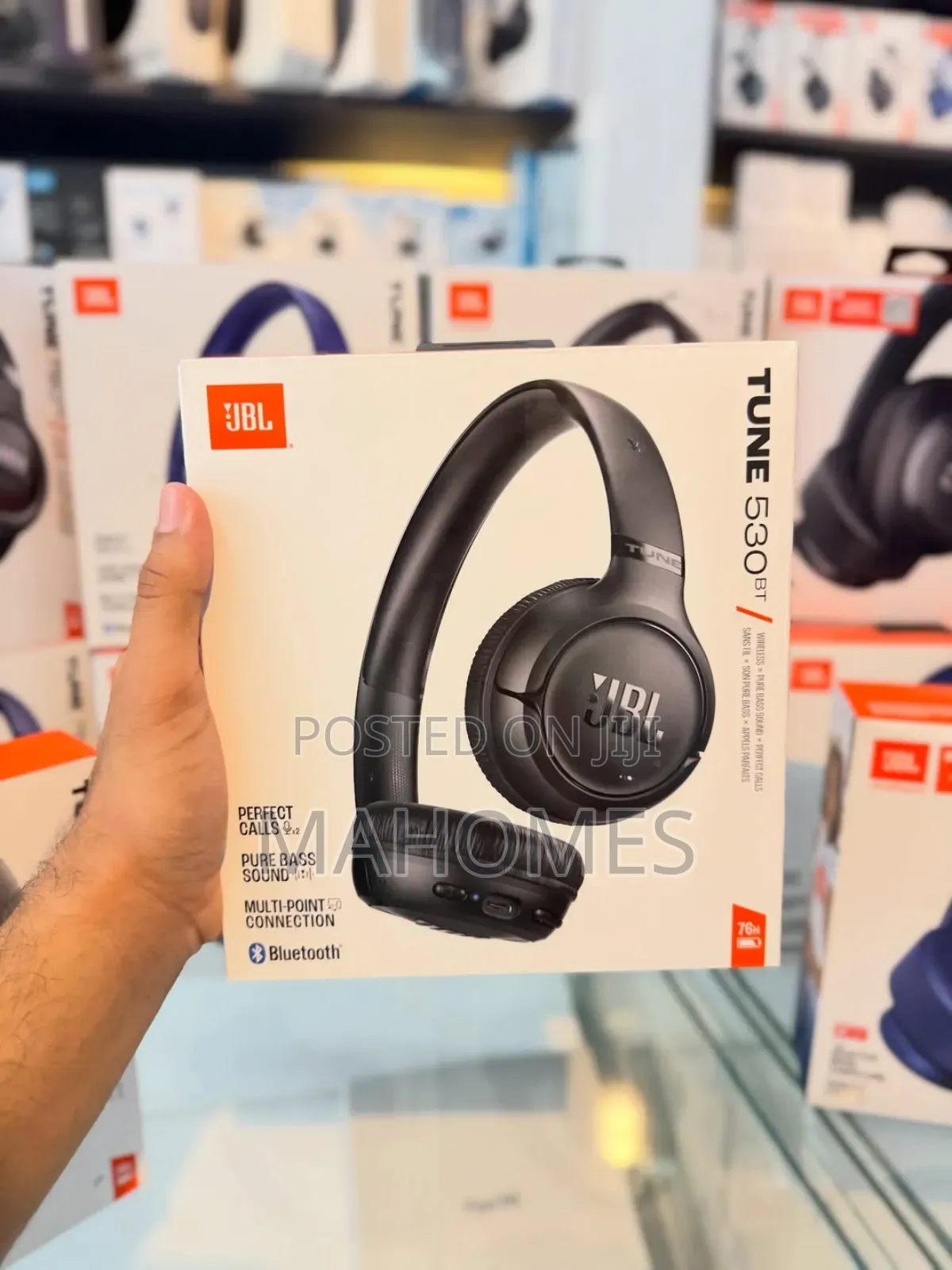 JBL Tune 530 Bt Deep Bass. Wireless Freedom. All-Day Comfort