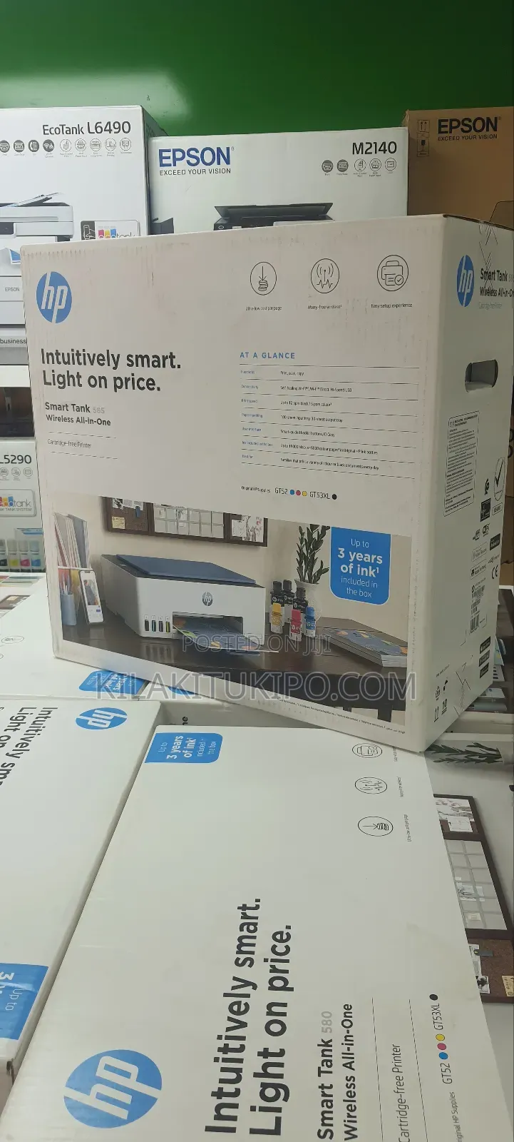 Hp Smart Tank 580 All-in-One Printer
A4,Wifi,