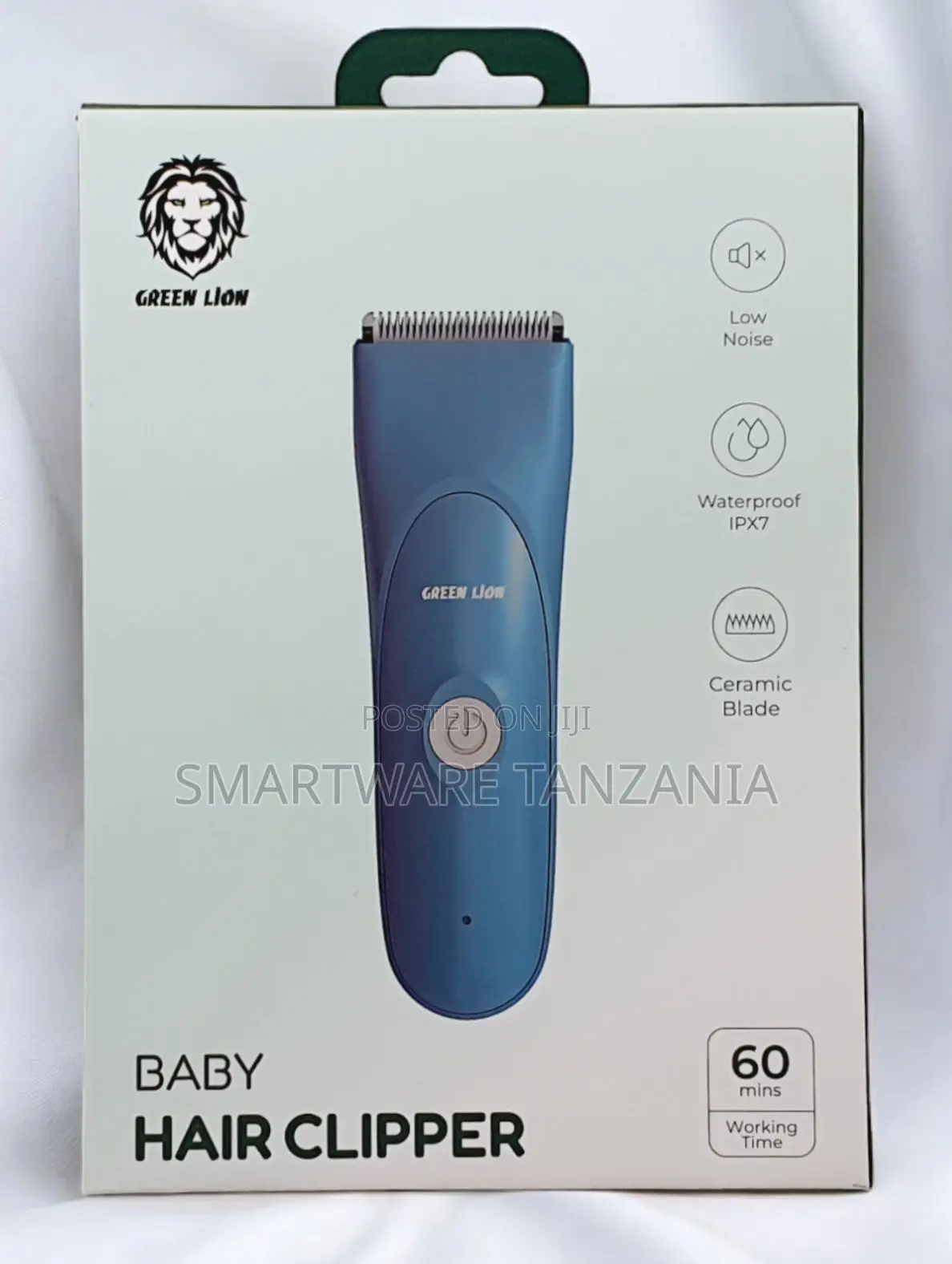 Green Lion Baby Hair Clipper 60 Min Ceramic Blade Waterproof Ipx7