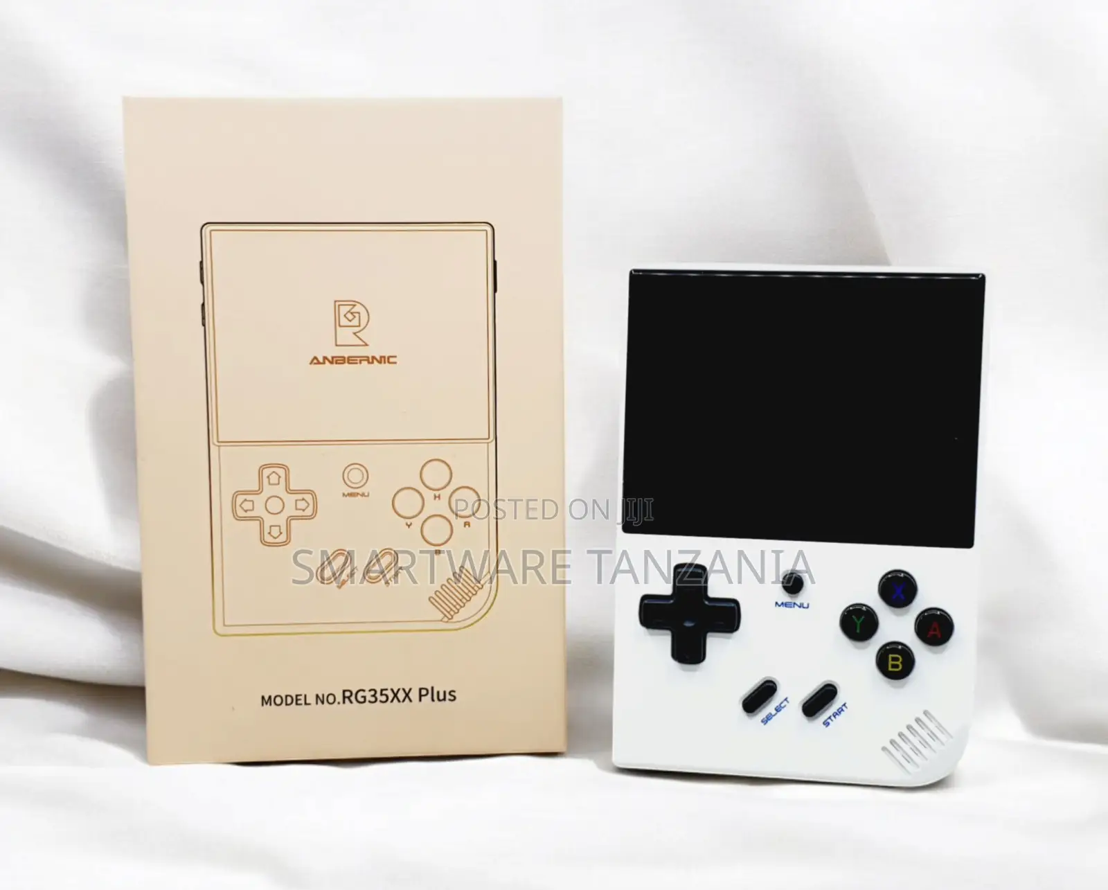 Anbernic Rg35xx Plus Portable Retro Gaming Console White Edition