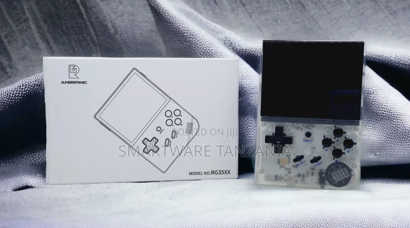 Anbernic Rg35xx Retro Handheld Console Transparent Clear Design