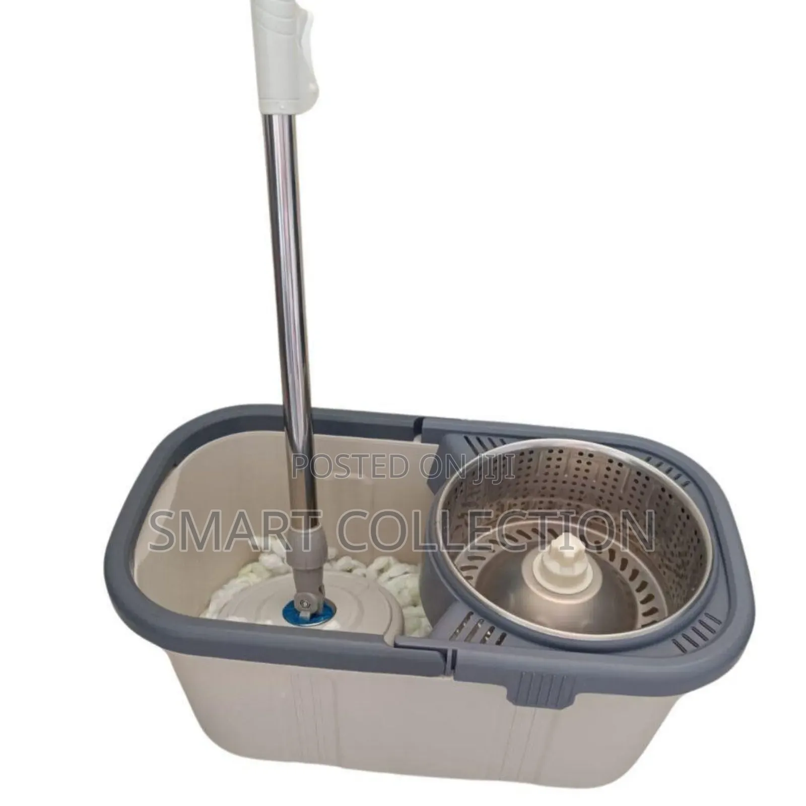 Rotary Mop and Bucket W/ Stainless Steel Rotater