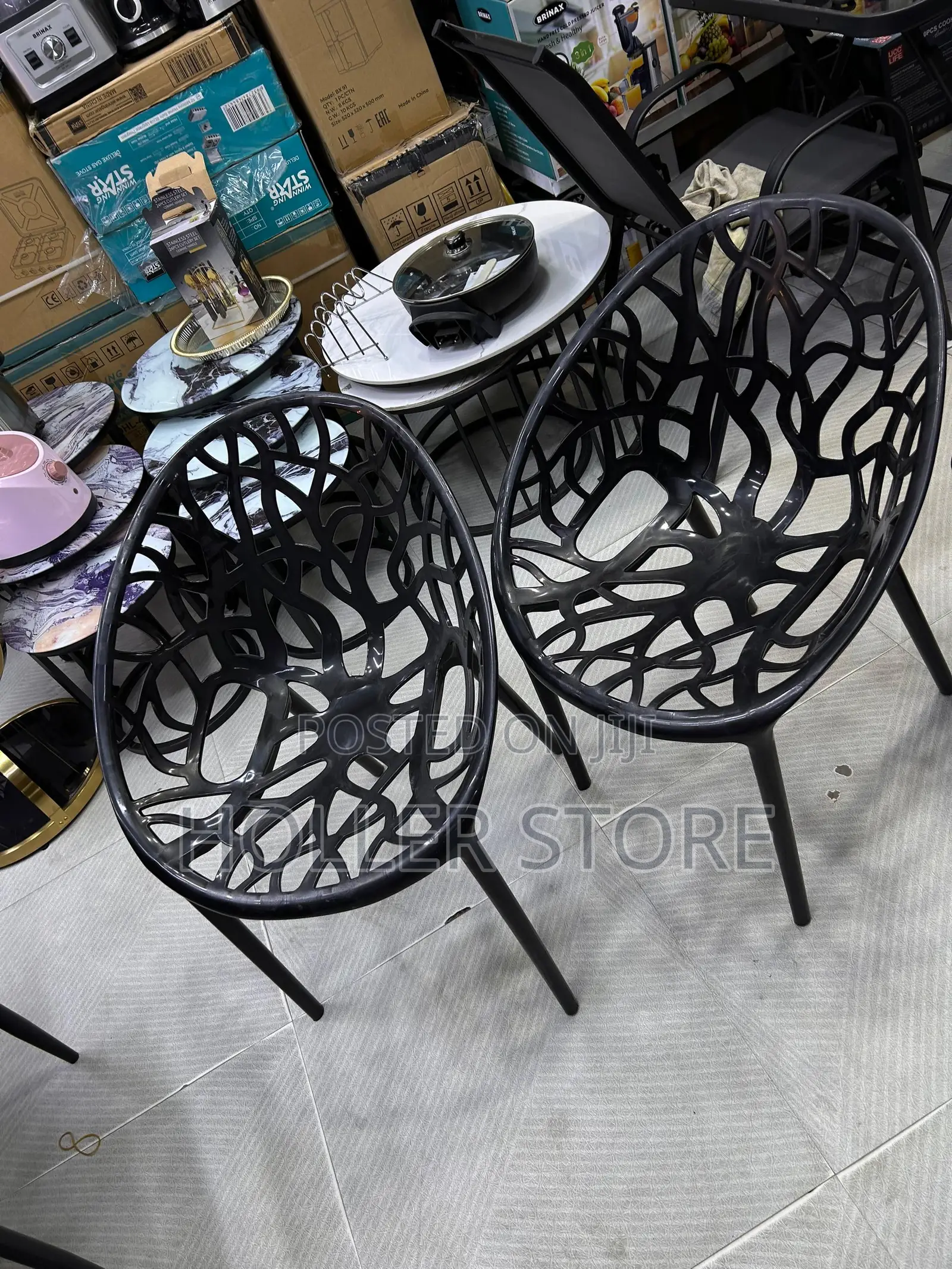 Black Plastic Chair ( One Piece)