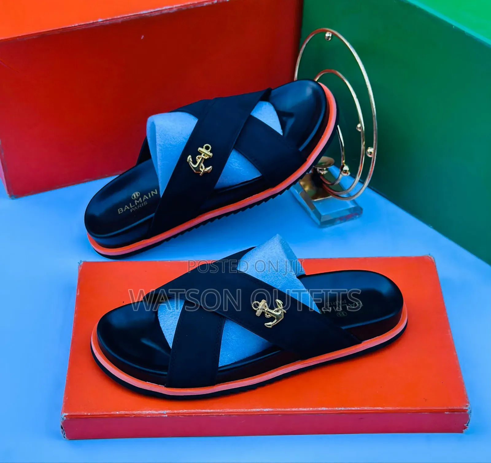 Men's Leather Shoes or Sandals Stylishly Very Beautiful