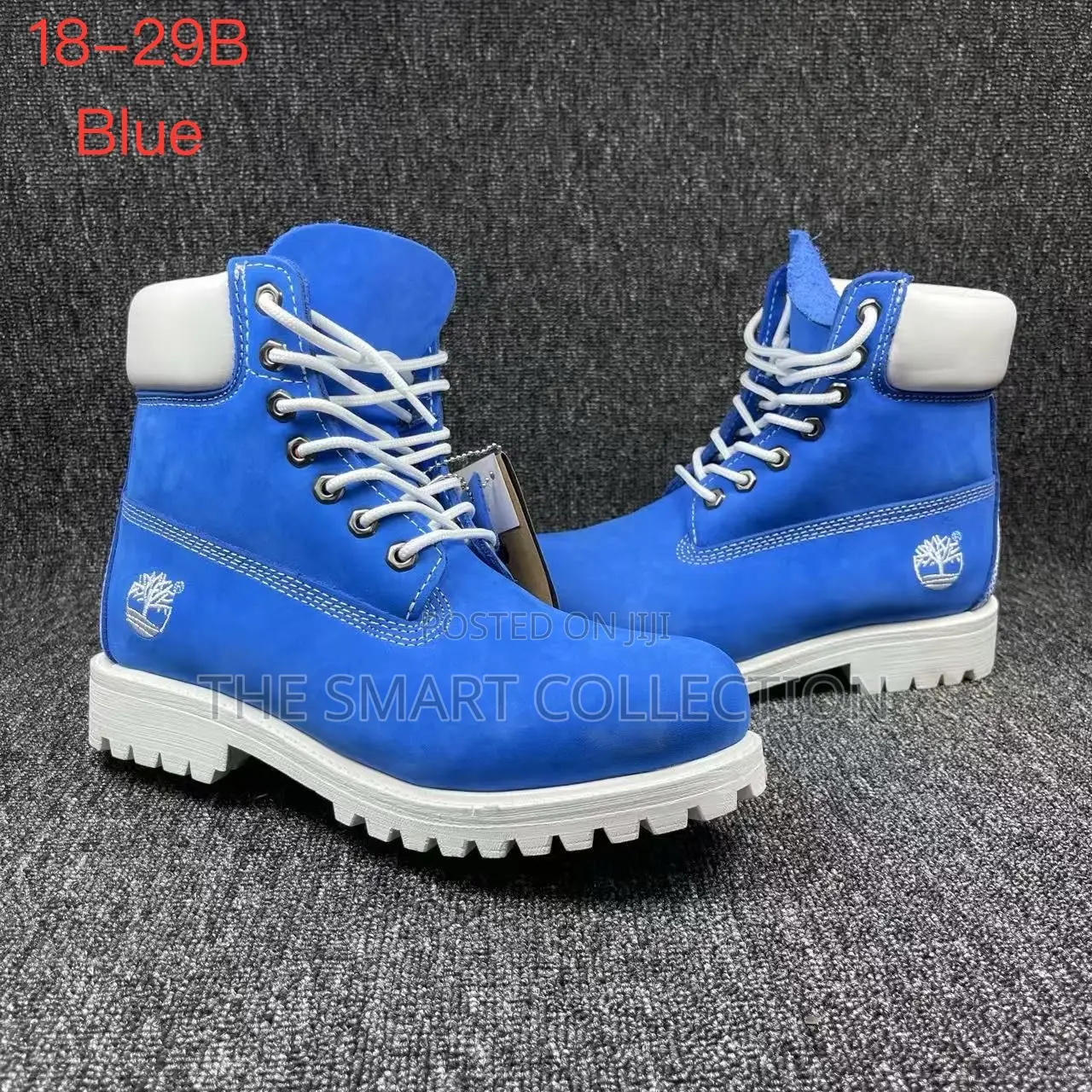 Timberland Blue and Red Boots