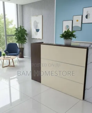 Modern Luxury Office Reception Counter Table - 120cm