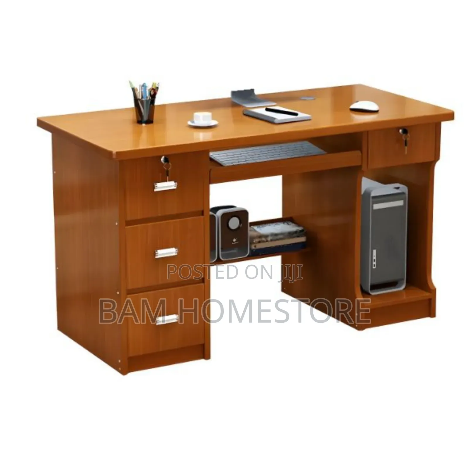 Professional Executive Wooden Office Desk - 120cm