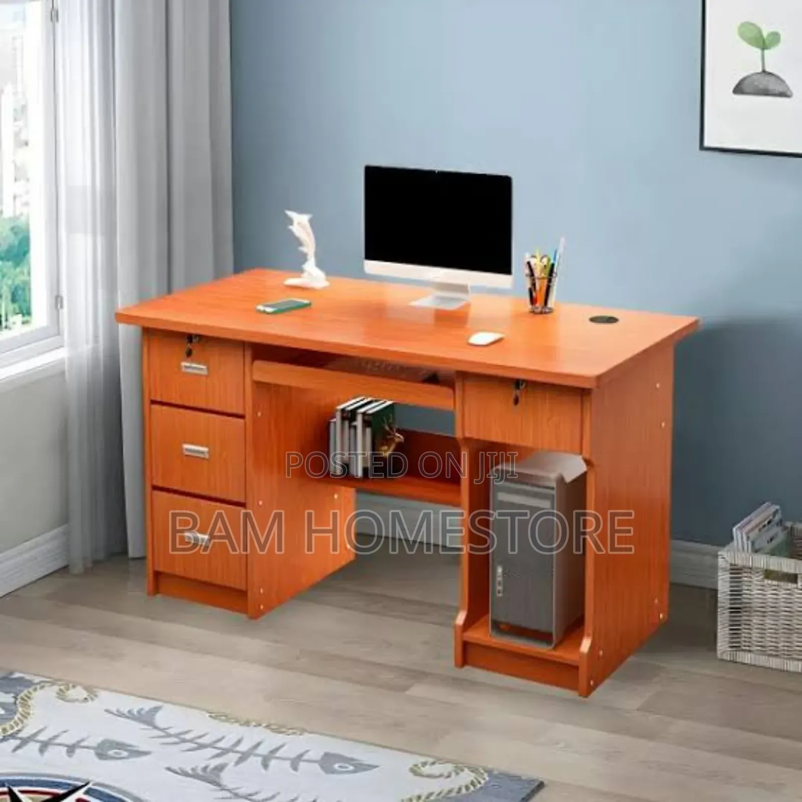 Professional Executive Wooden Office Desk - 120cm