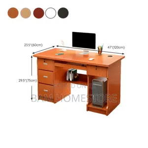 Professional Executive Wooden Office Desk - 120cm