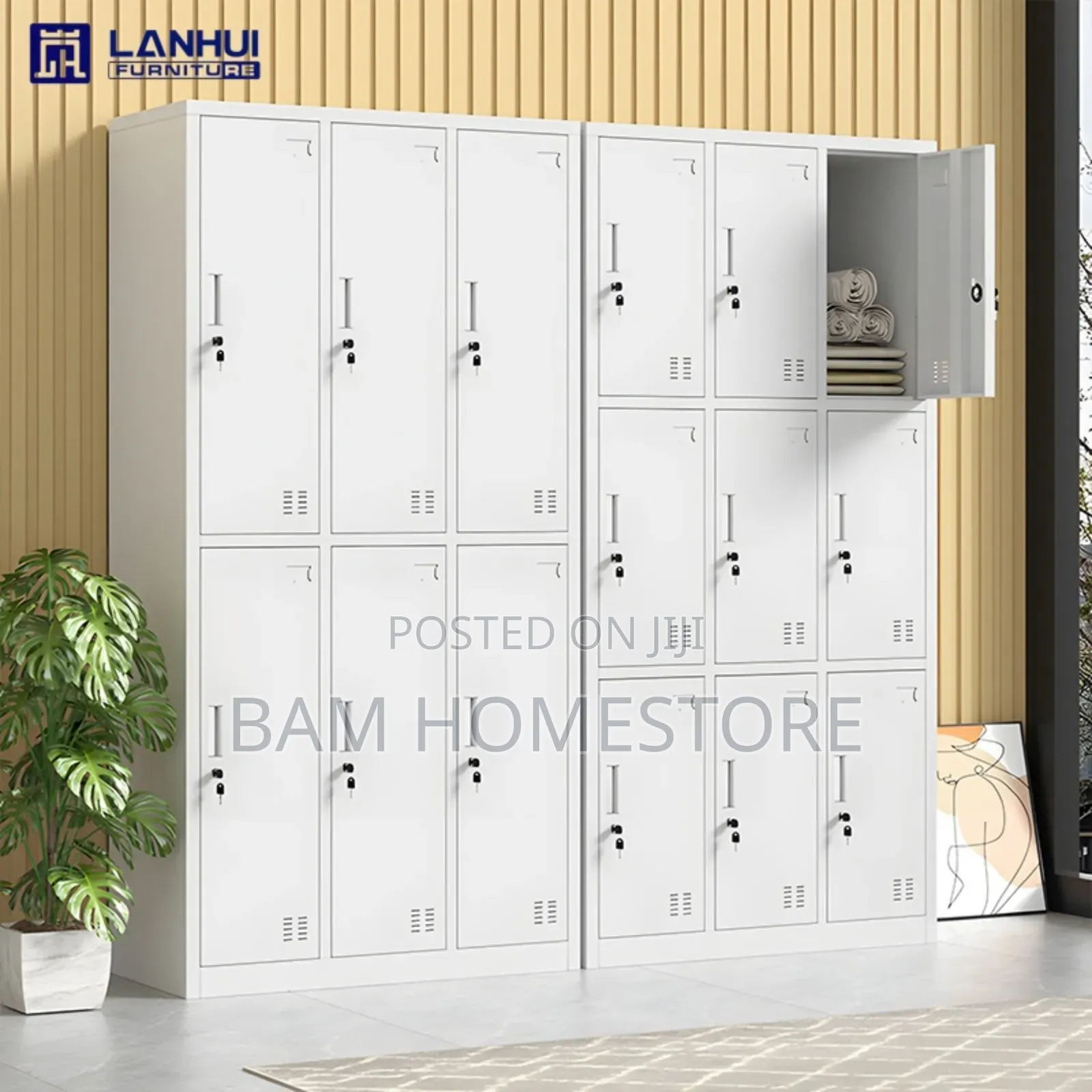 Professional Heavy-Duty 9-Door Metal Staff Locker - Secure Storage
