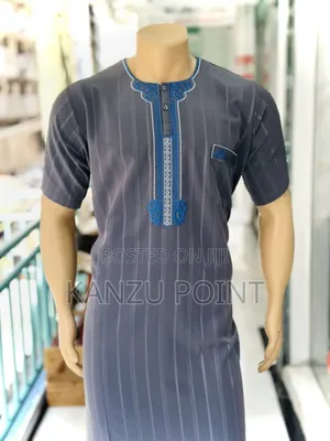 Kanzu Mikono Mifupi