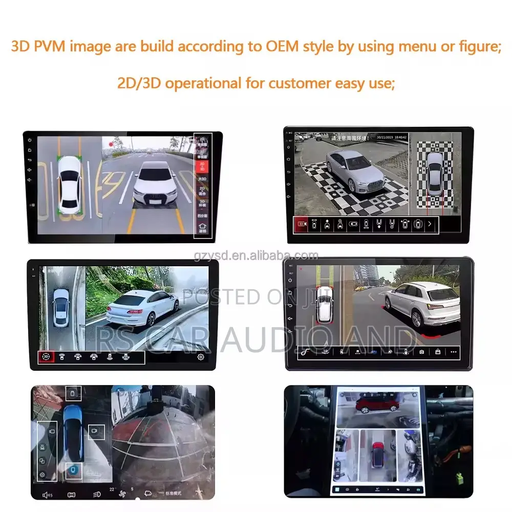Car Android Sterio With 360 Viewing System