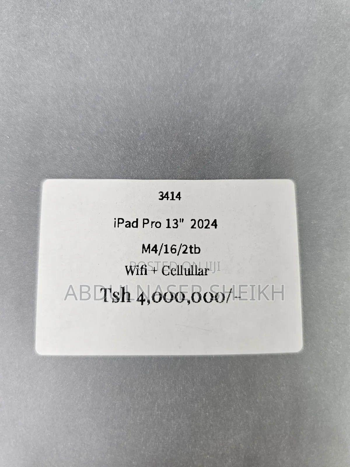 New Apple iPad Pro 13 (2024) 2 TB Black