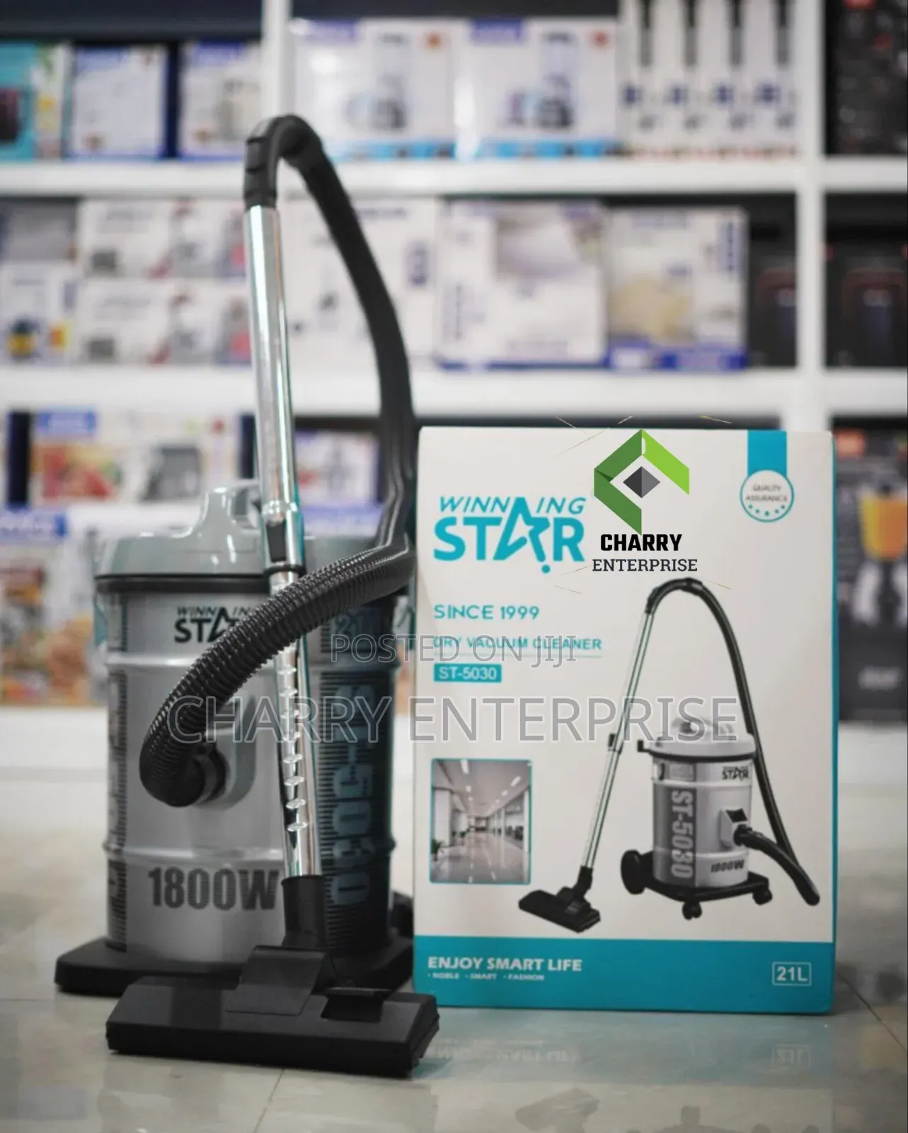 Winning Star Vacuum Cleaner.Capacity: 21l Dry Only 1800watts