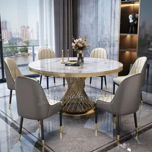 Luxury Round Dining Table Set