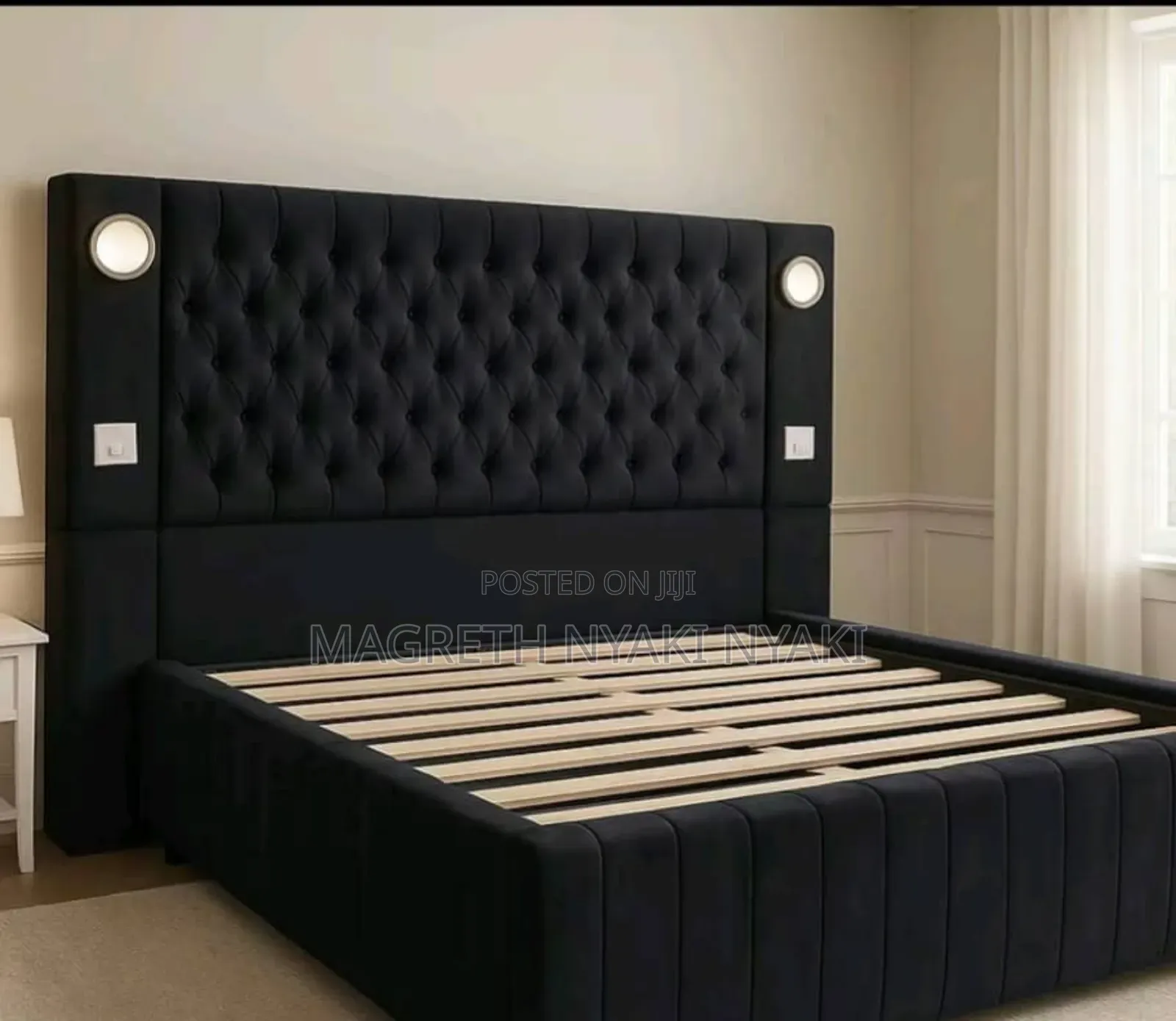 Bed Sofa Ya Taa 5/6 Rangi Nyeusi Top Up Exchange Ruksa