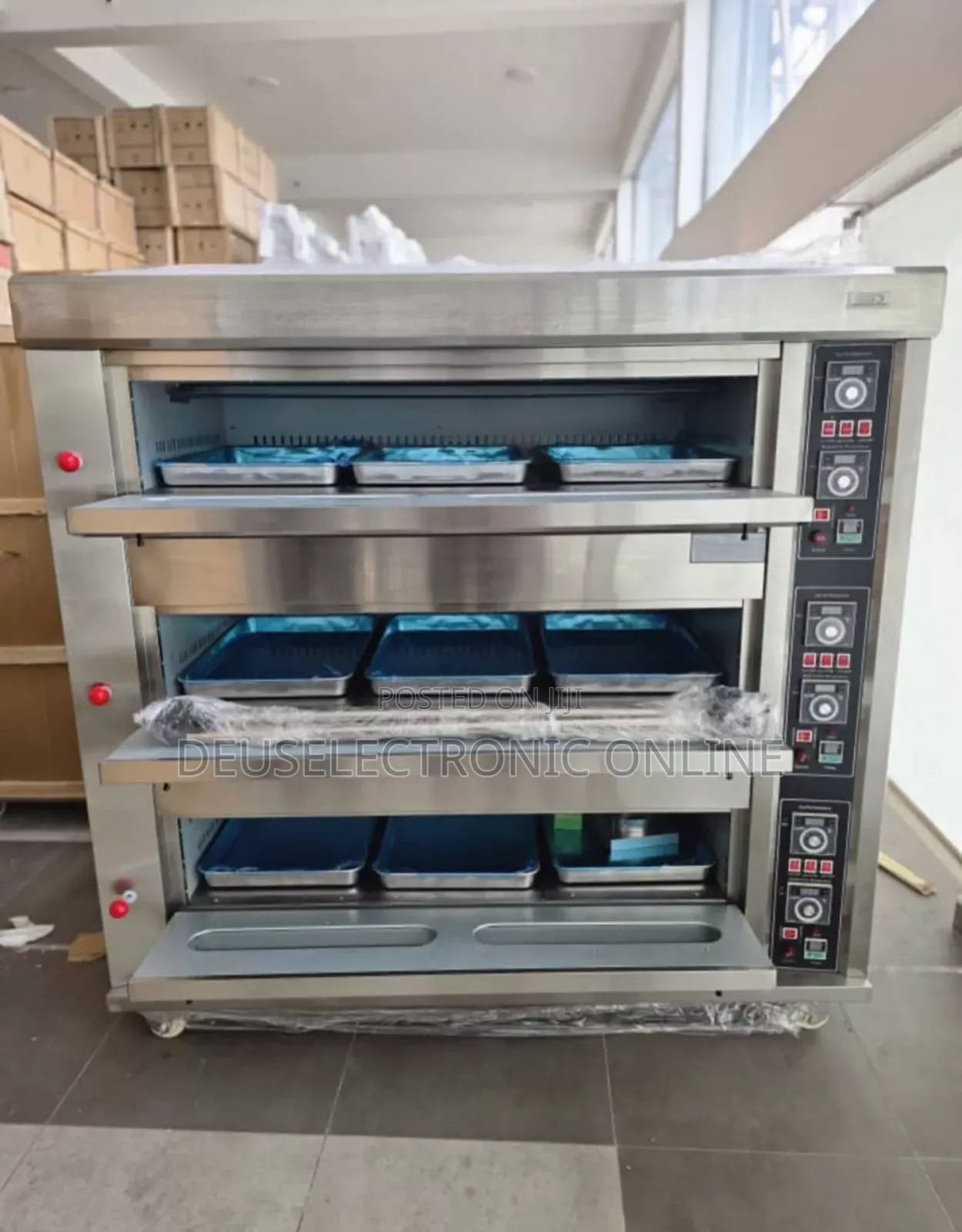 *Oven Za Umeme Deck 3, Tray 9**
Umeme Wake Ni 3phase