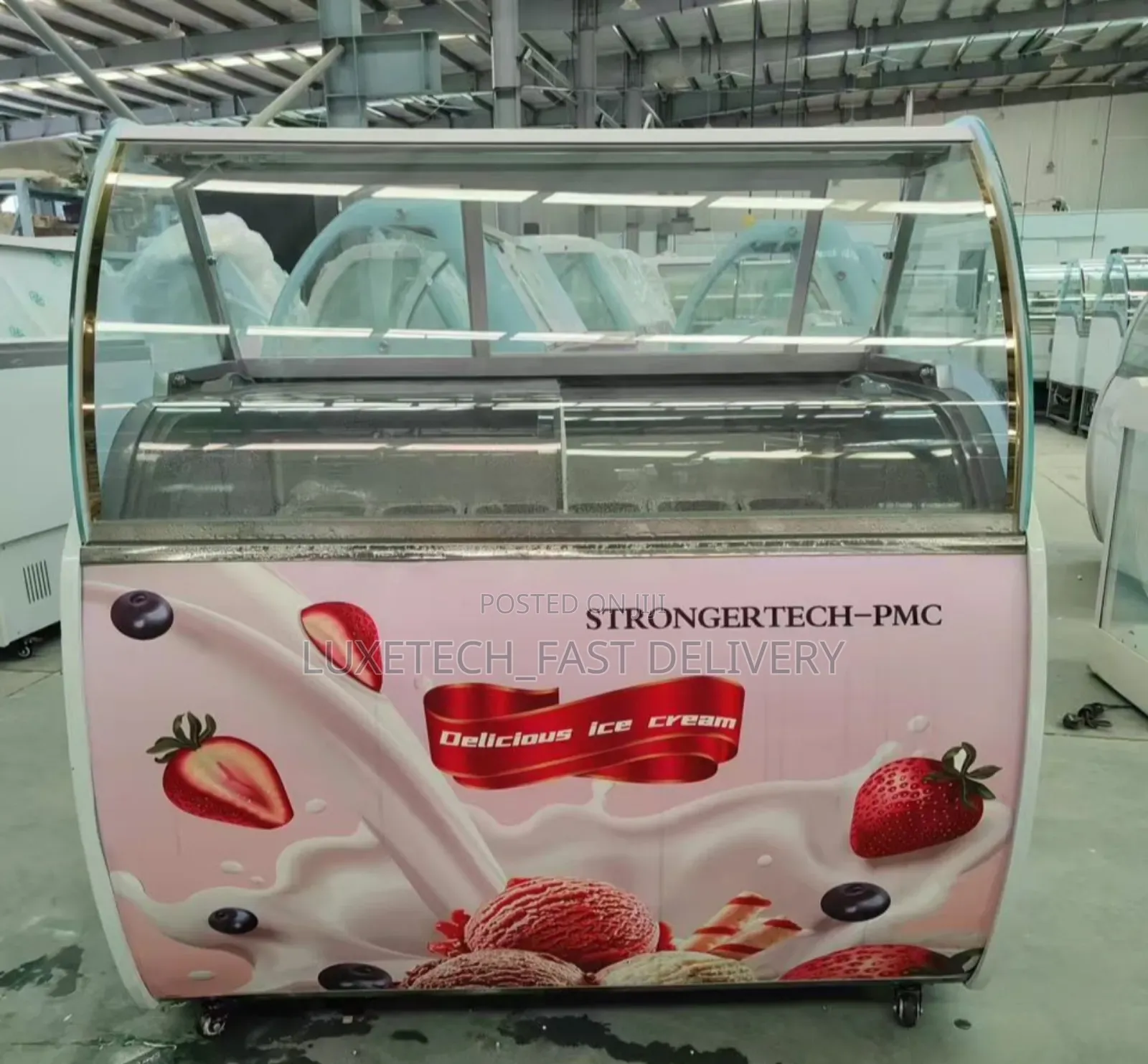 Commercial Ice Cream Showcase Display Freezer