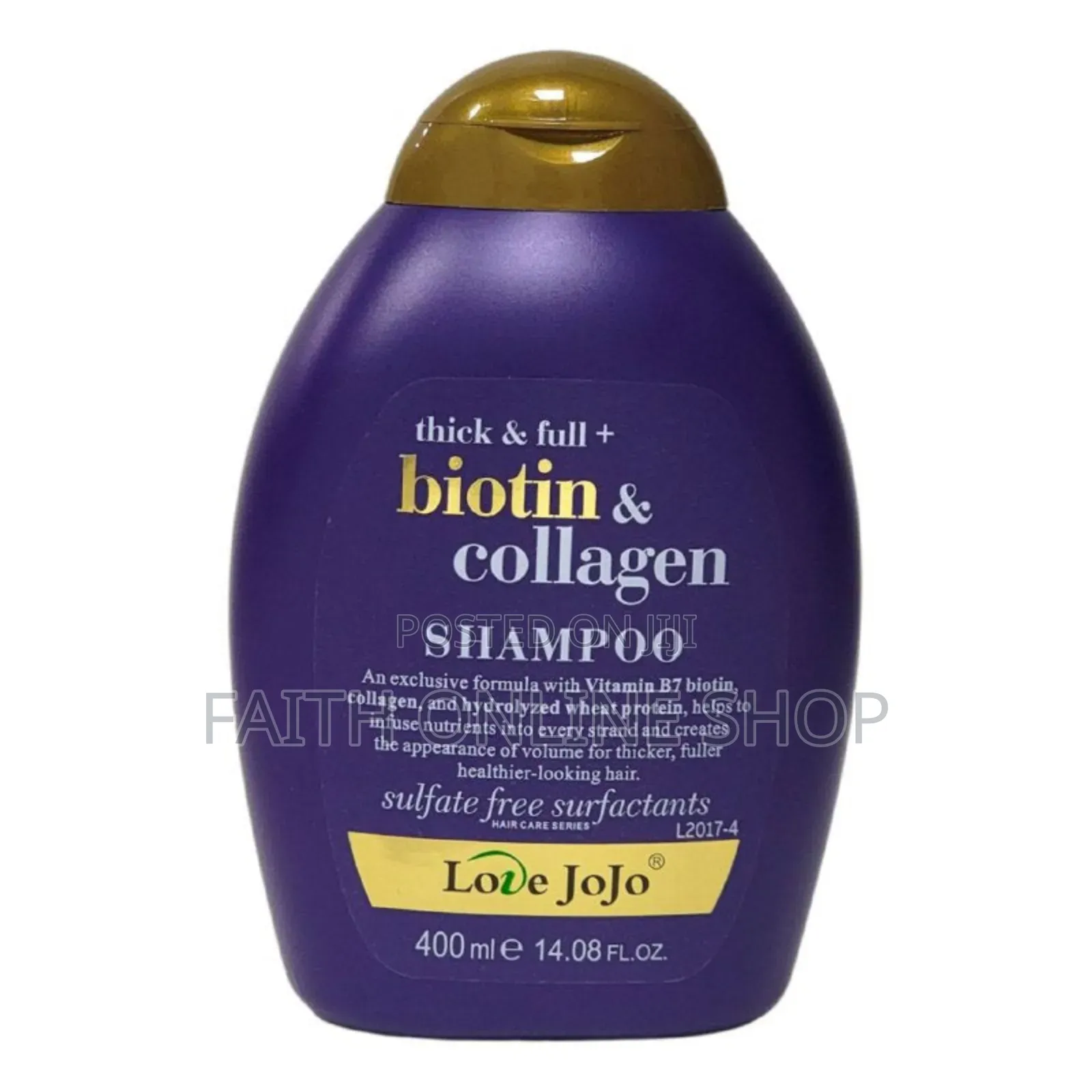 Love Jojo Hair Shampoo With Vitamin B7, Biotin, Collagen 400ml
