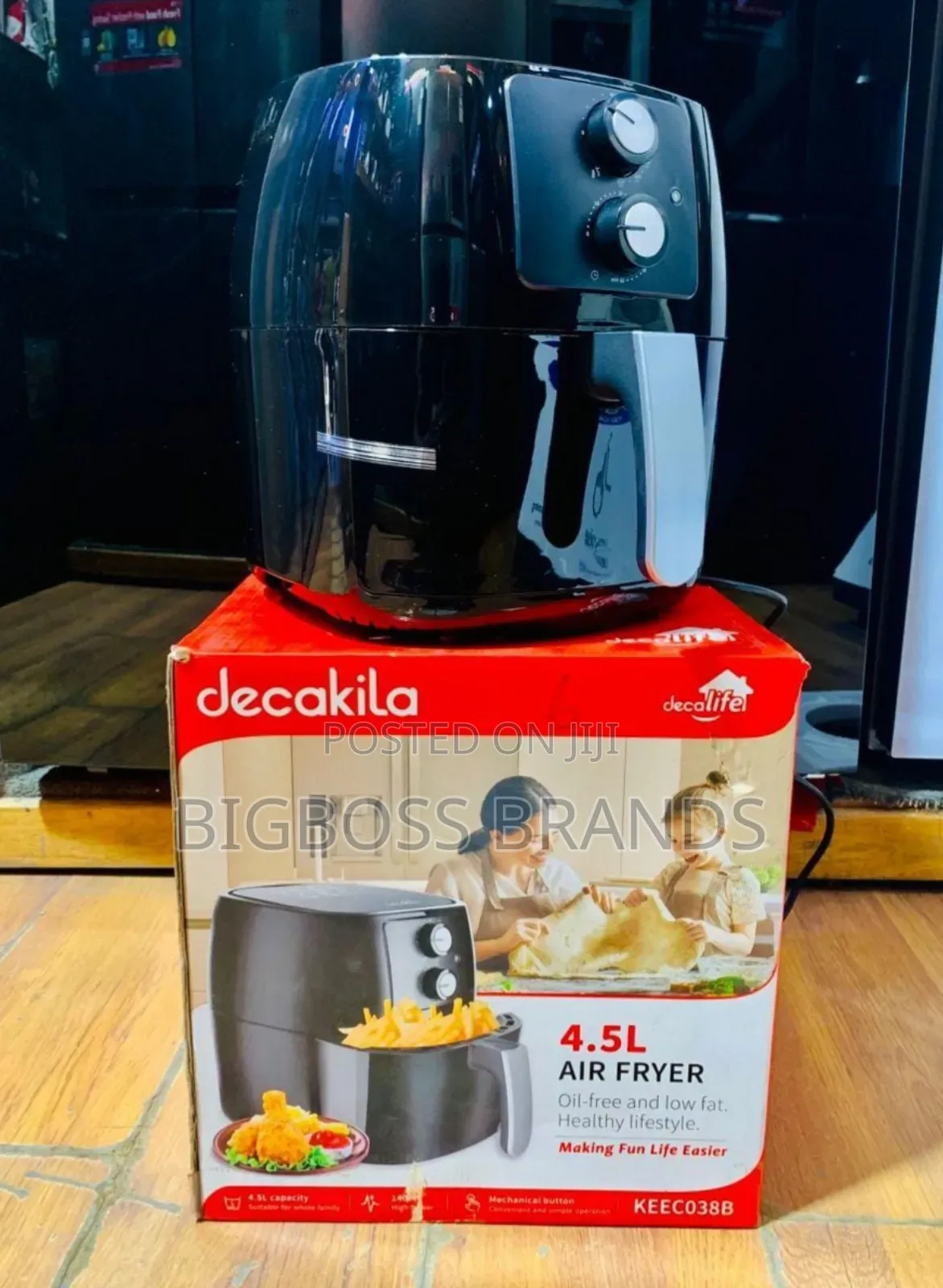 Decakila Air Fryer Keec038b - 4.5 Liters