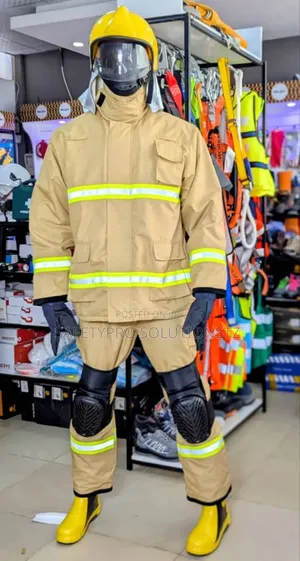 Fire Fighting Equipments Complete Set.