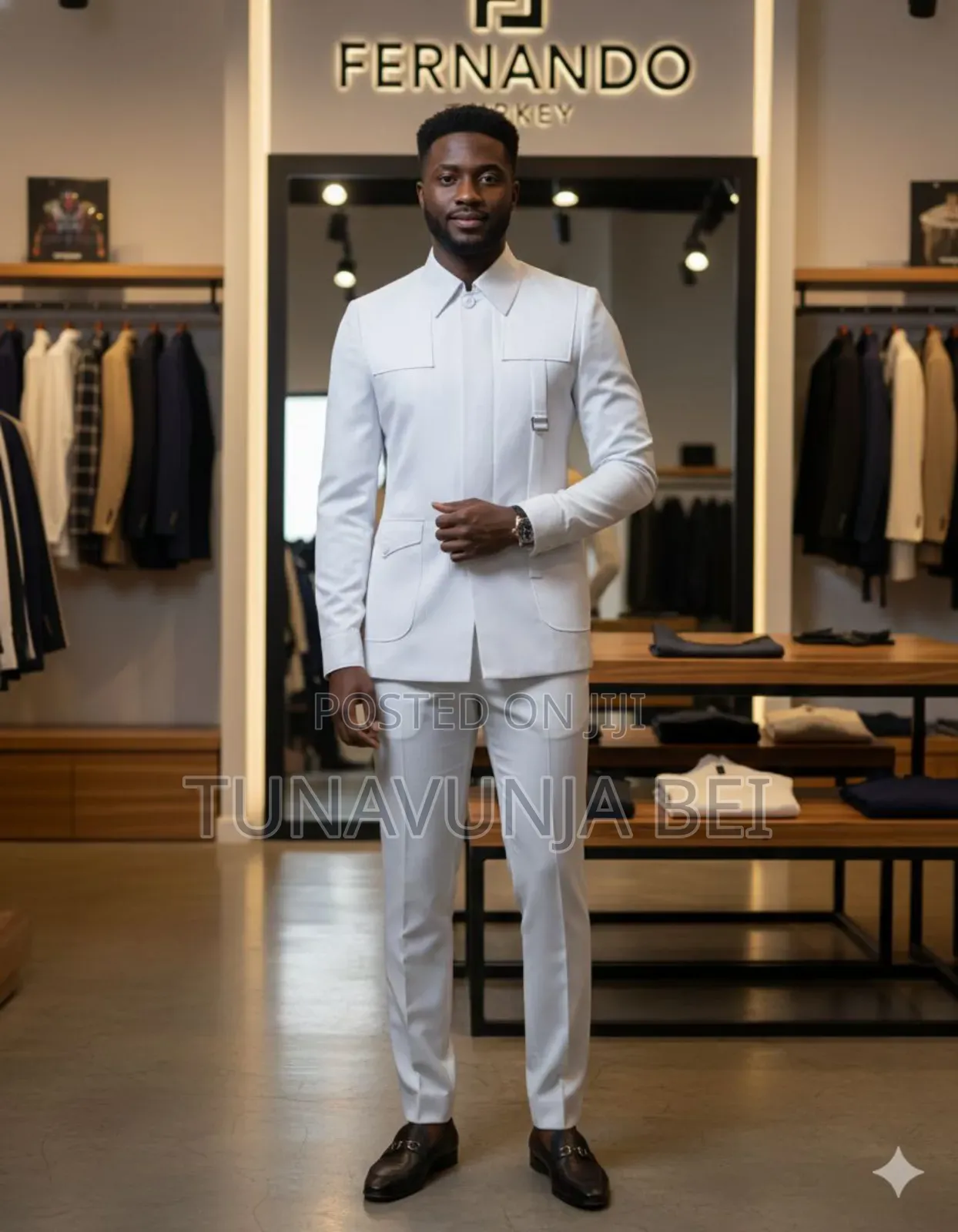 Fernando White Kaundaa Suit