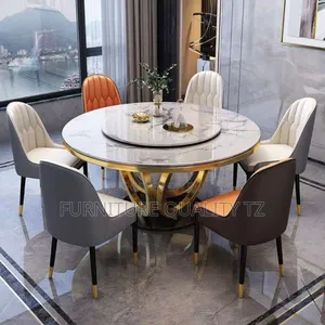 Dining Table Marble 6chair
