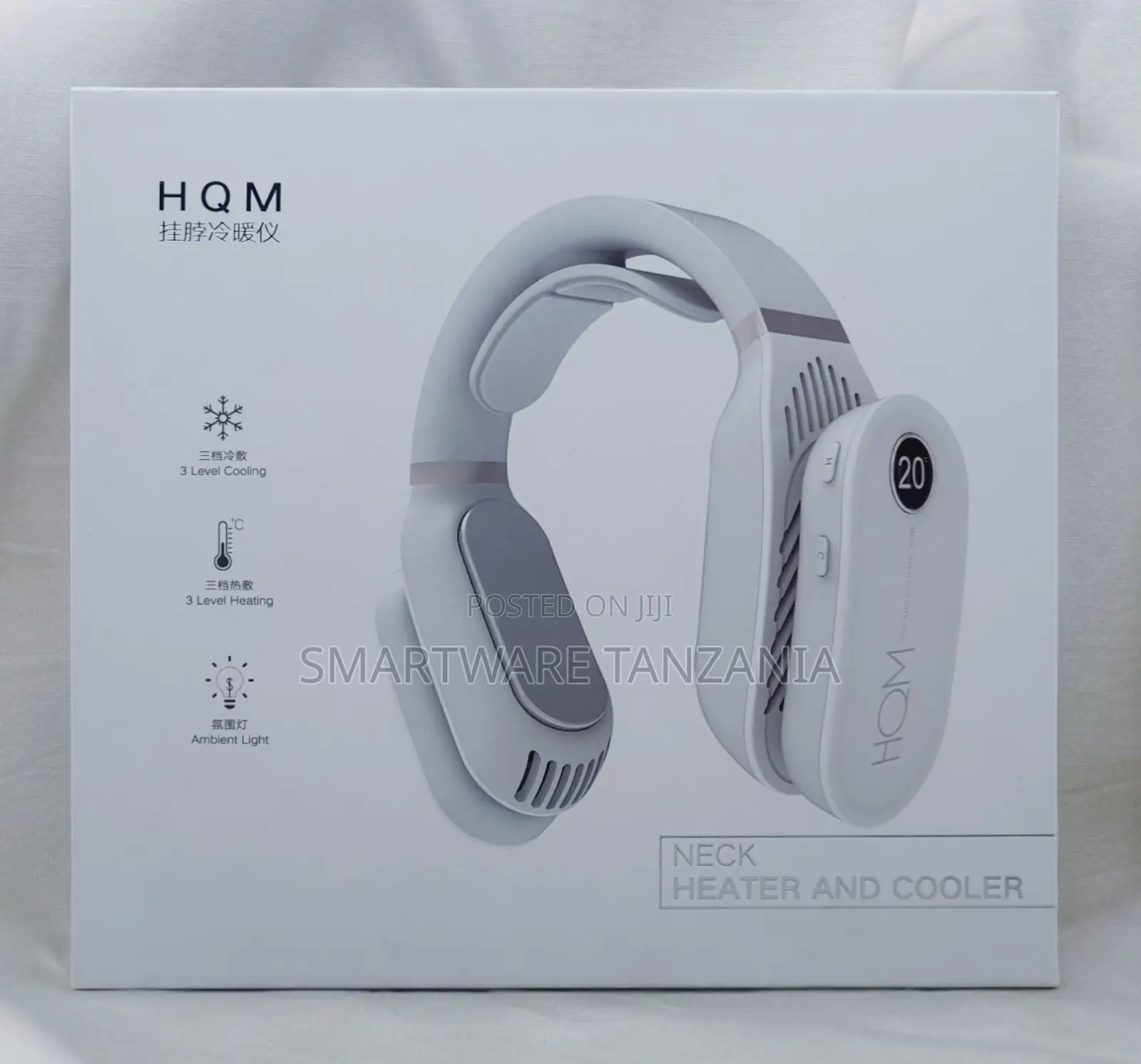 HQM Neck Heater Cooler - 3 Level Cooling, Heating, Ambient Light