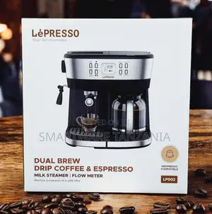 Lepresso Lp002 Dual Brew Machine - Drip Coffee Espresso, Nespresso