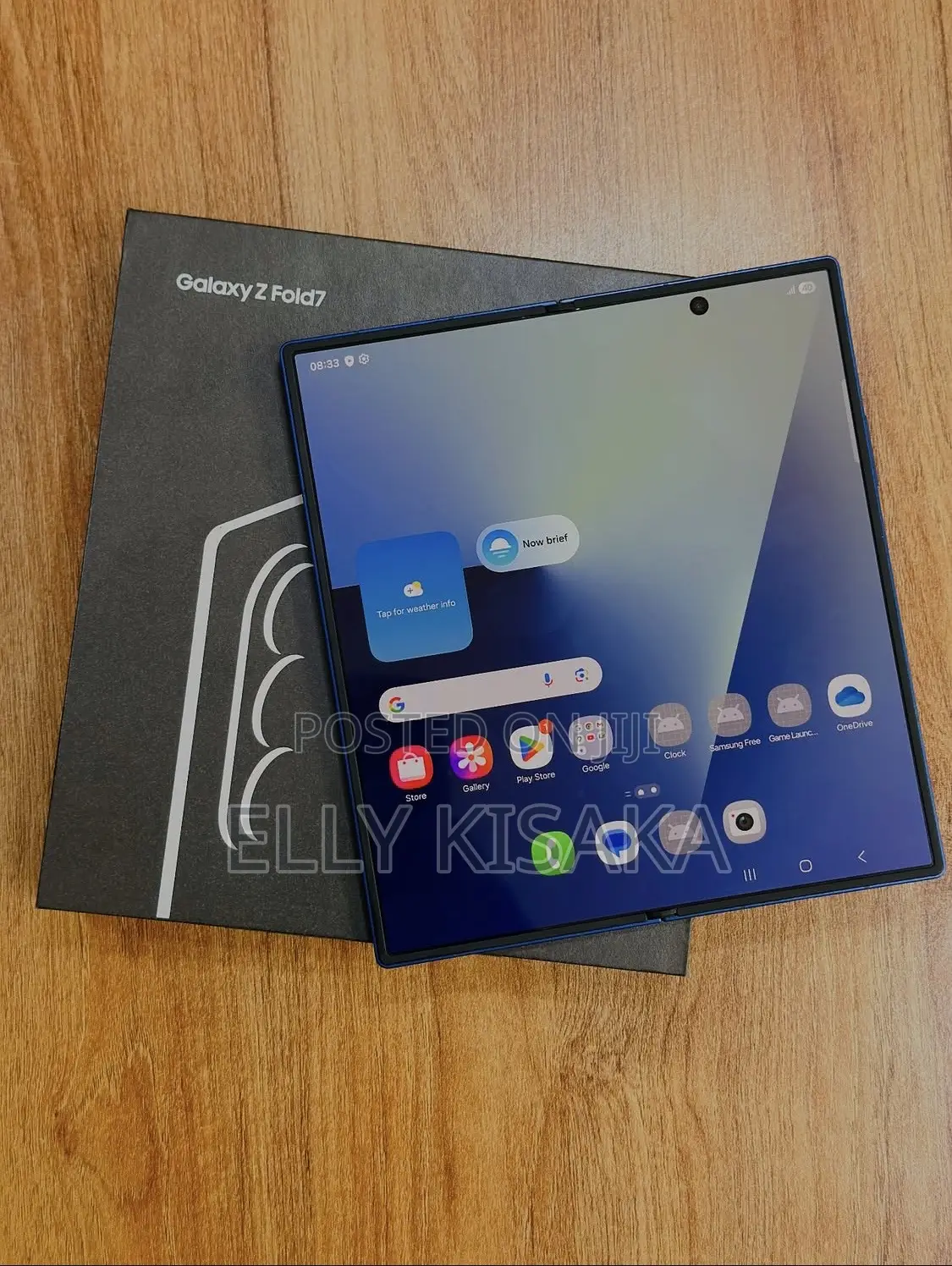 New Samsung Galaxy Z Fold7 256 GB Blue
