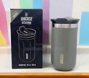 Wacaco Octaroma Lungo Thermo Mug 300ml - Dim Grey, 10 Fl Oz