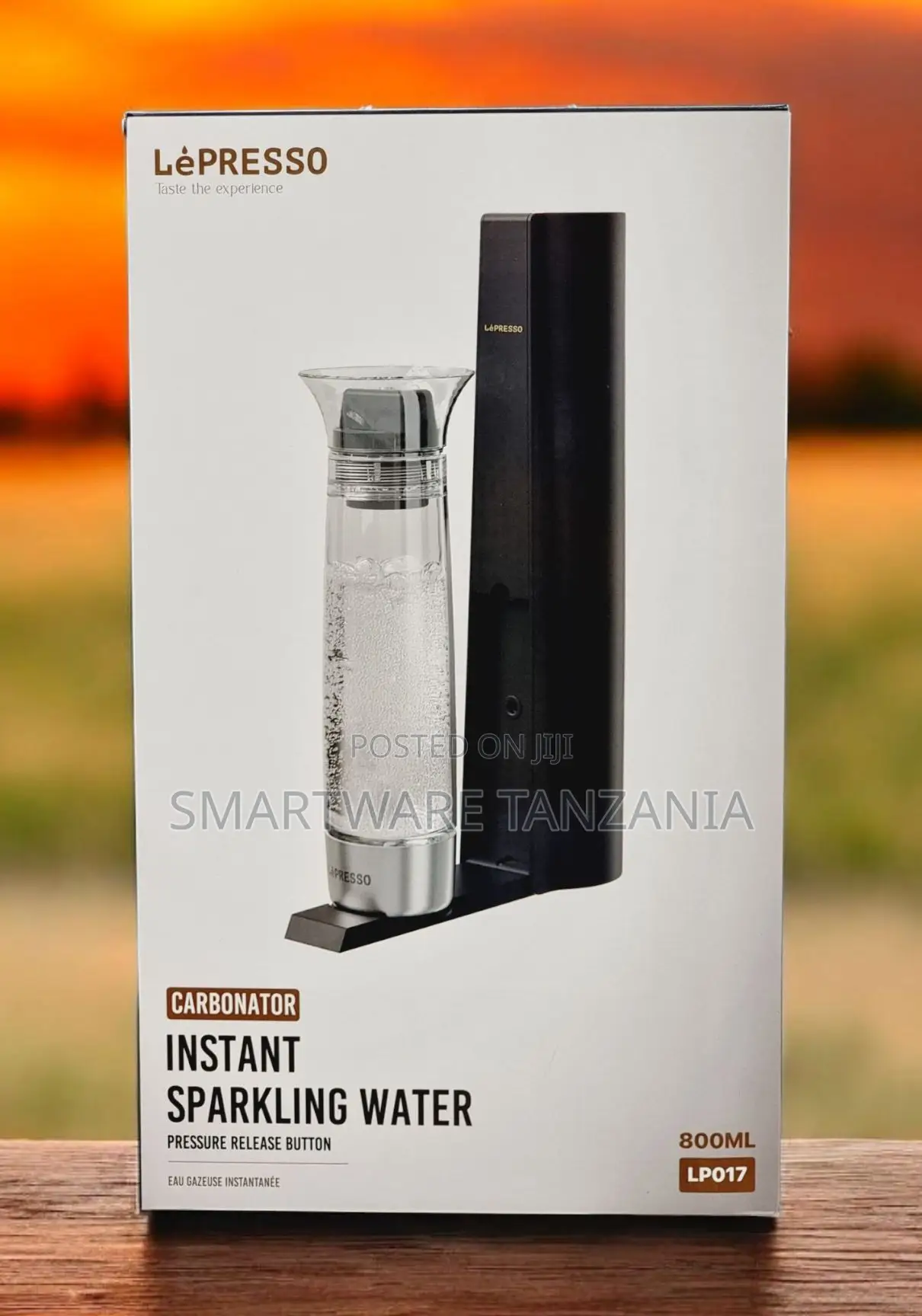 Lepresso Lp017 Carbonator - Instant Sparkling Water, 800ml Capacity