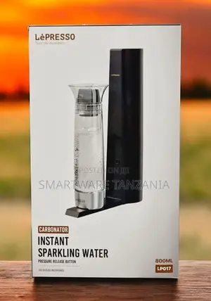 Lepresso Lp017 Carbonator - Instant Sparkling Water, 800ml Capacity