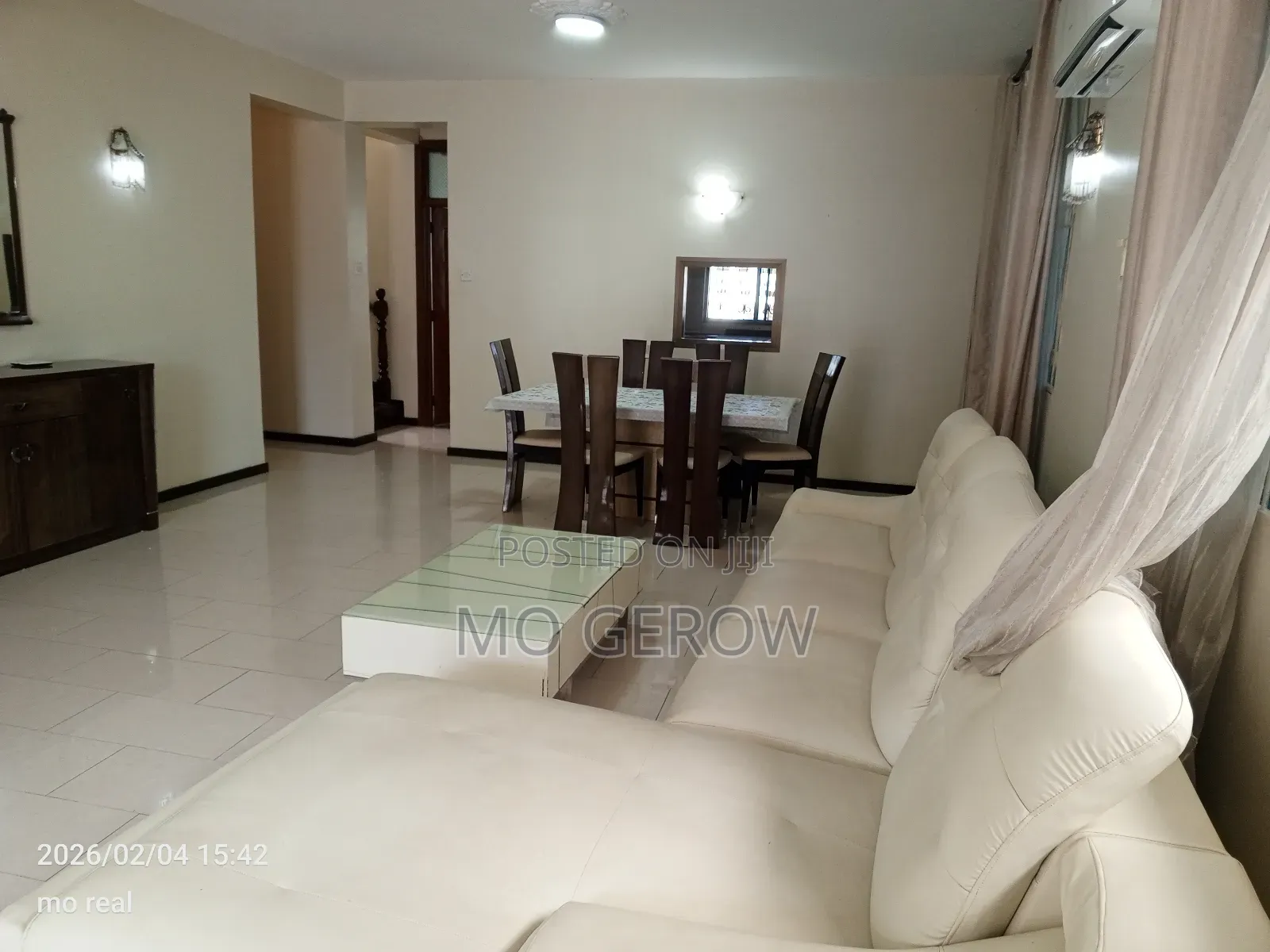 Furnished 3bdrm Villa in Mo Real Estate, Masaki for rent