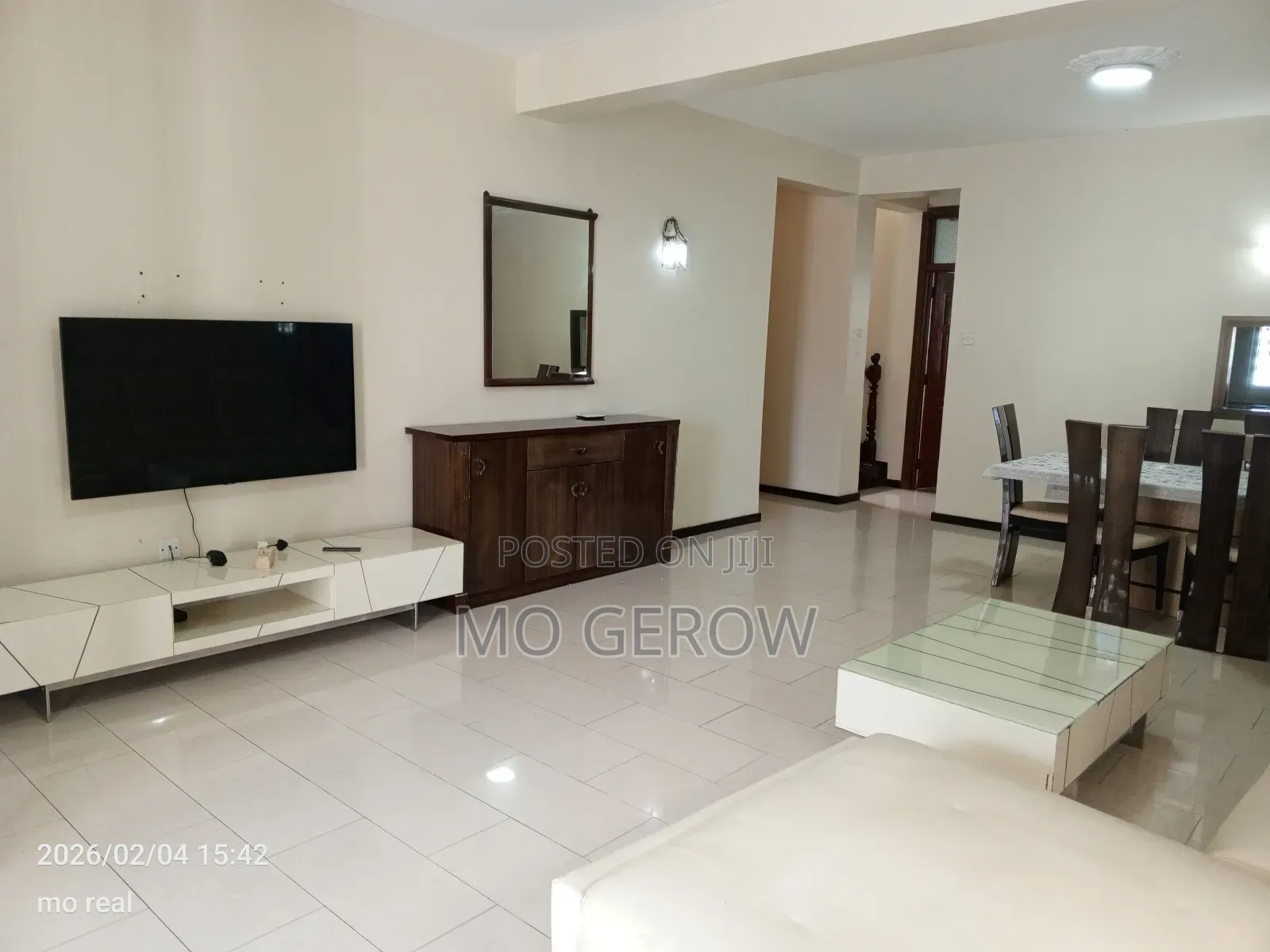 Furnished 3bdrm Villa in Mo Real Estate, Masaki for rent