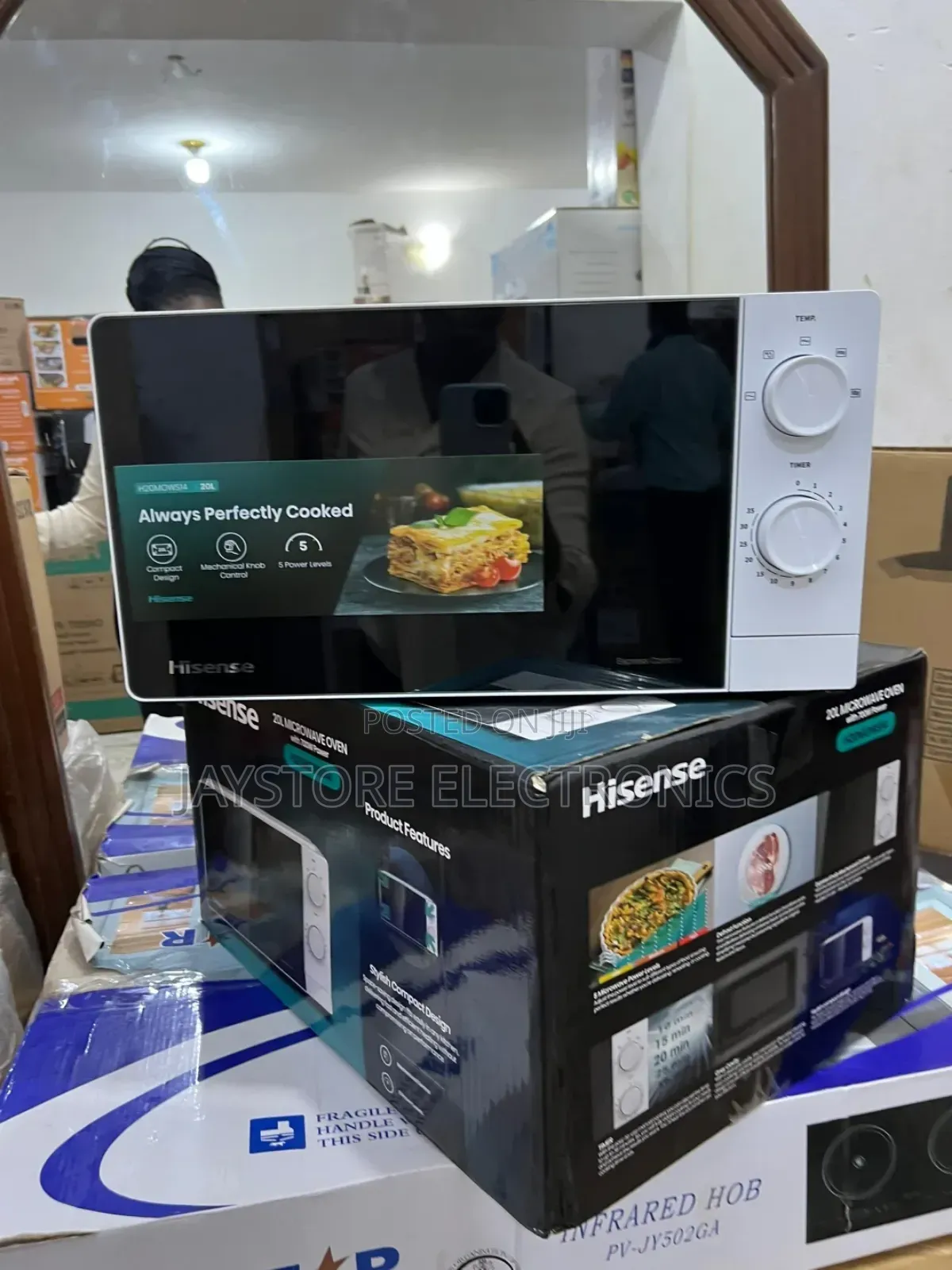 Hisense 20 Liters Microwave | White