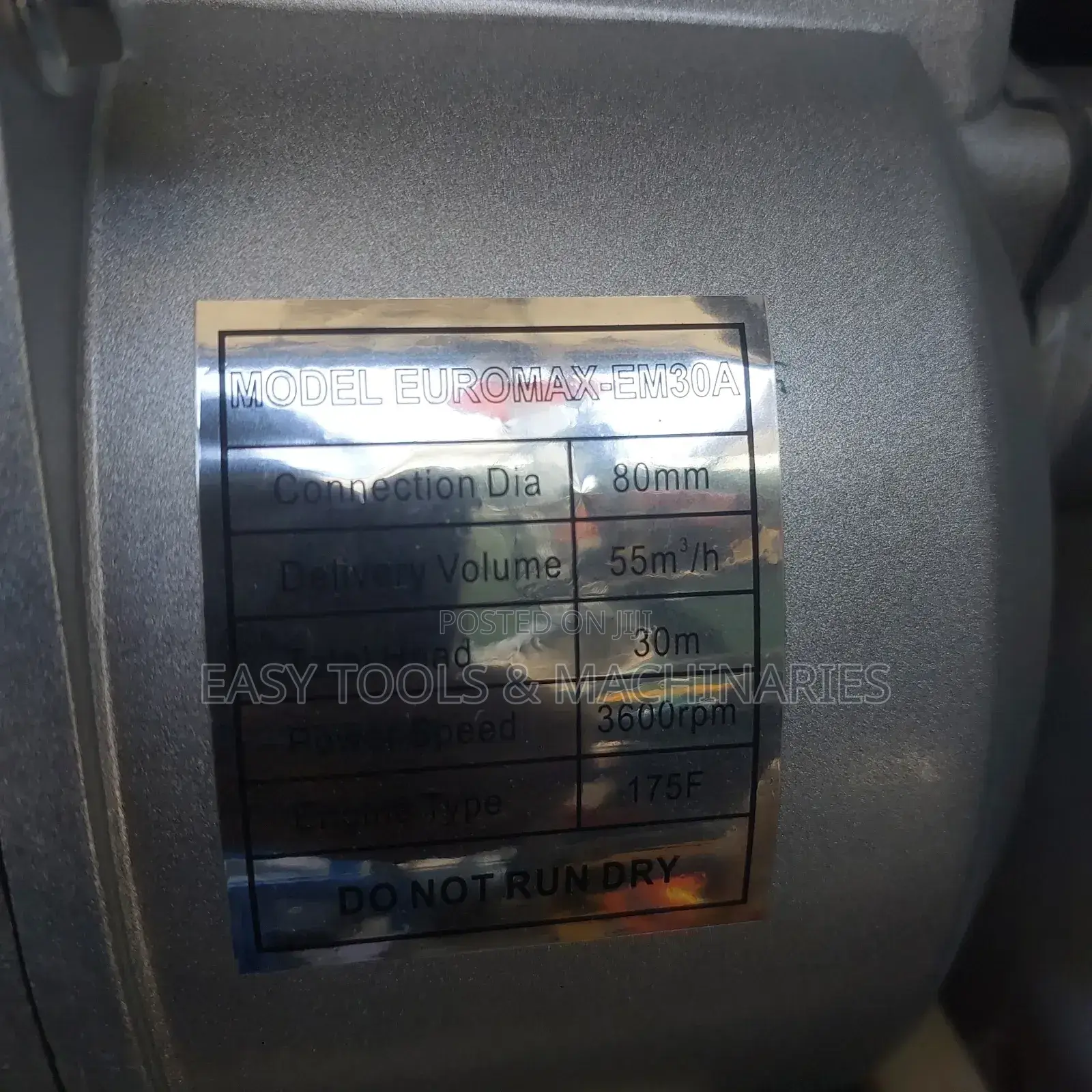 Euromax Petrol Pump 3"