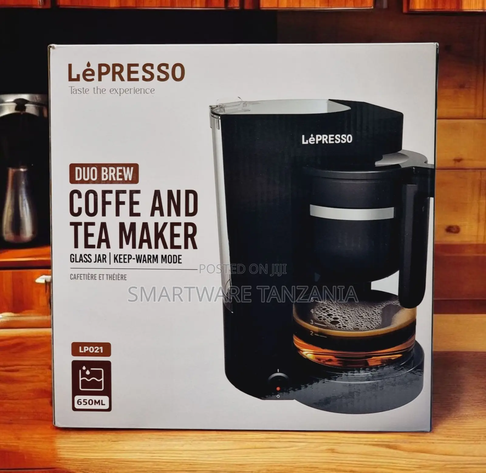 Lepresso Lp021 Duo Brew Coffee Tea Maker - 650ml, Keep-Warm Mode