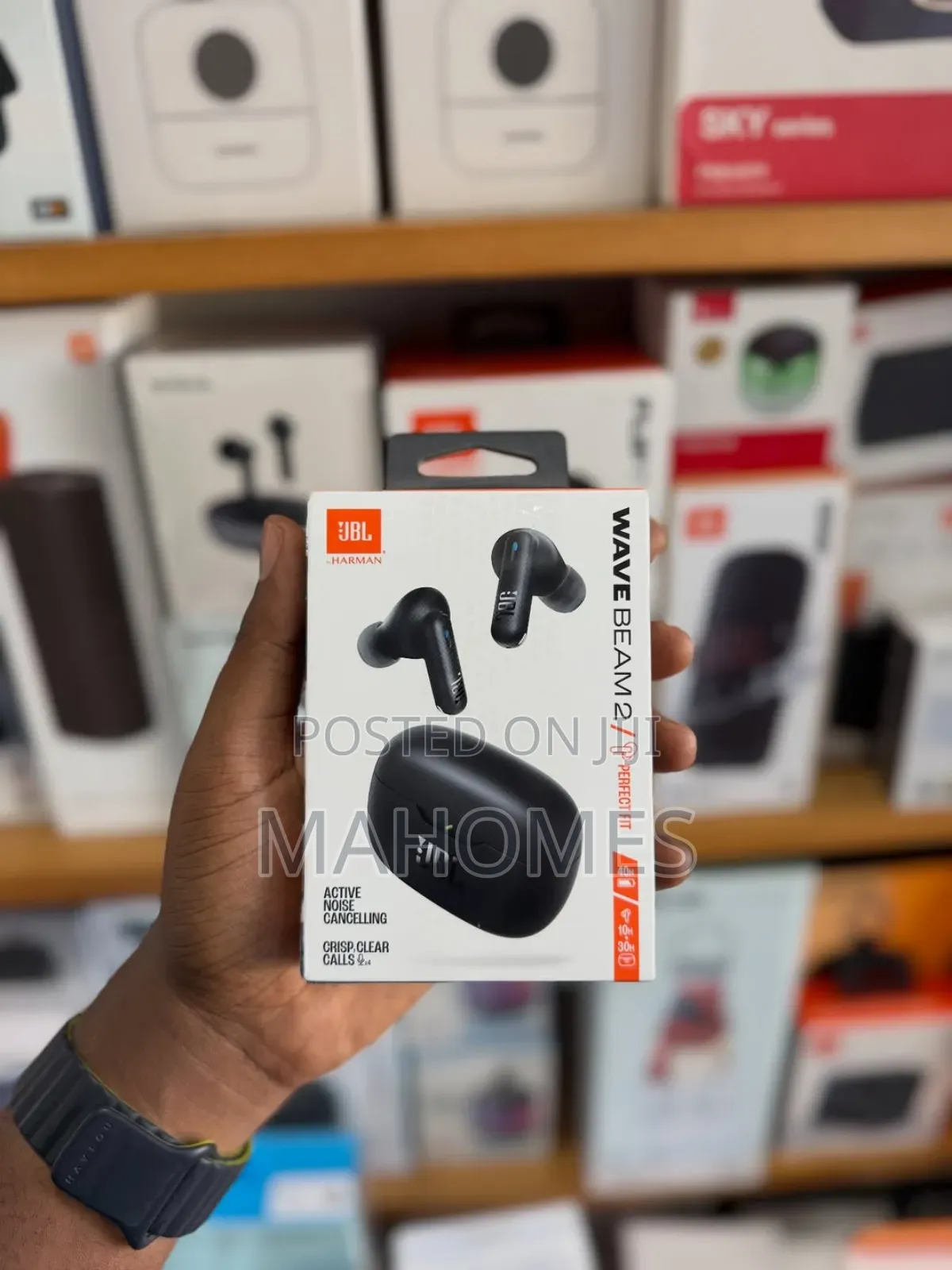 JBL Wave Beam 2 Active Noise Cancelling Earbuds