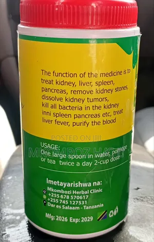 Tysir Powder, Tibu Figo Safisha Damu Dialysis Kwaheri, Tumia Kopo 2