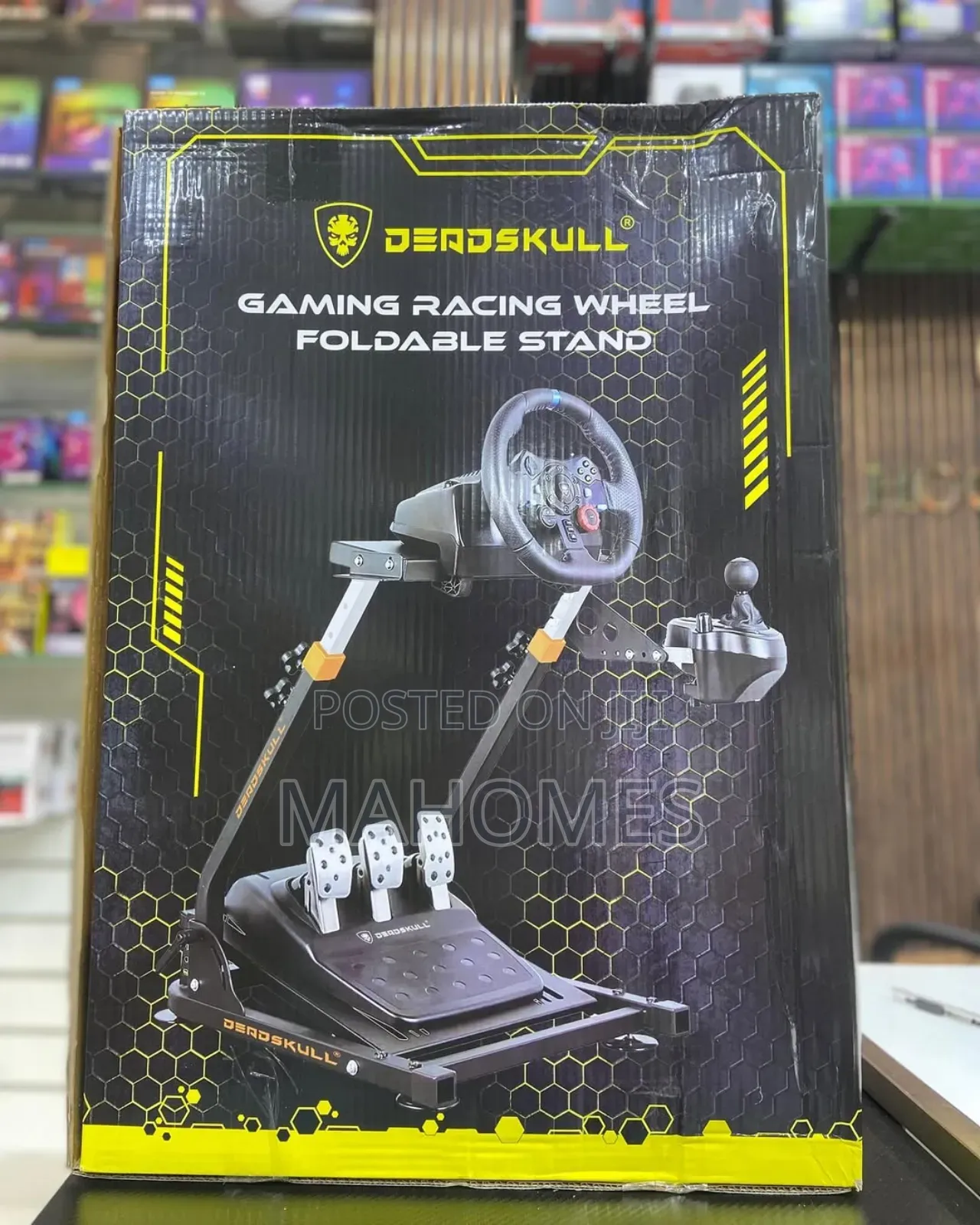 Gaming Racing Wheel Foldable Stand Available