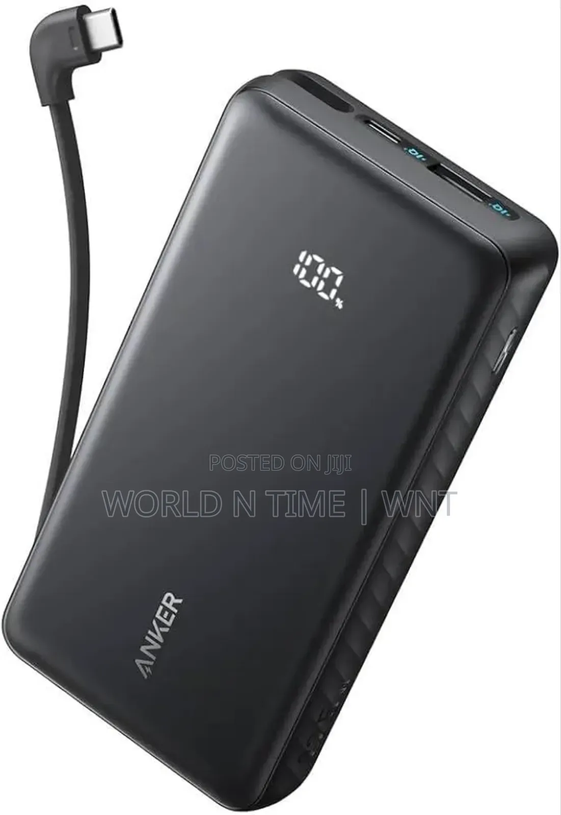 Anker Zolo Power Bank (, 22.5w, Built-in Usb-C Cable 10,000mah