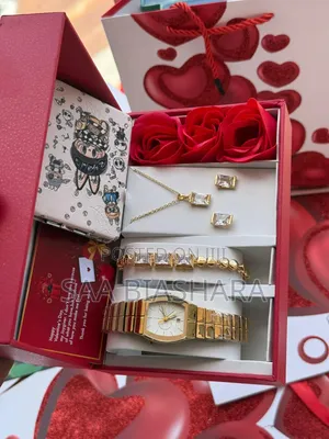 Calvin Klein Ladies Combo for Valentine Gift Gold and White 2030
